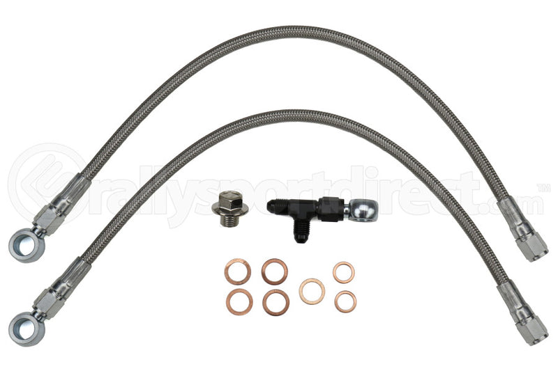 Torque Solution Stock Location Turbo Oil Feed Line Package - 2006-2014 WRX , 2004-2021 STI