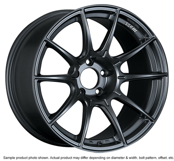 SSR GTX01 18x10.5 5x114.3 22mm Offset Flat Black Wheel