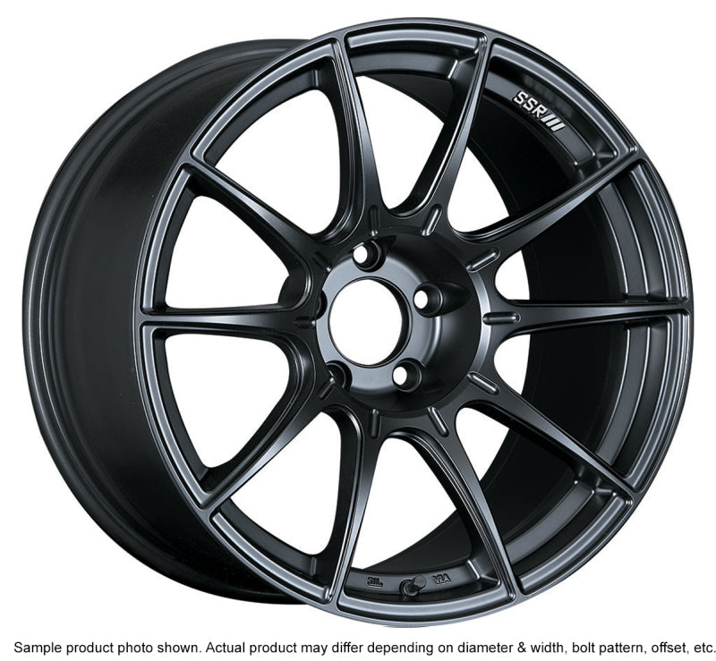 SSR GTX01 18x10.5 5x114.3 22mm Offset Flat Black Wheel