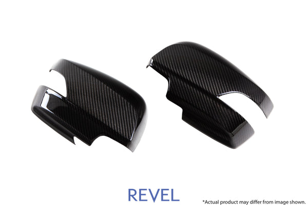 Revel GT Dry Carbon Mirror Covers w/ Turn Signal Cutout - Subaru WRX / STI 2015 - 2020