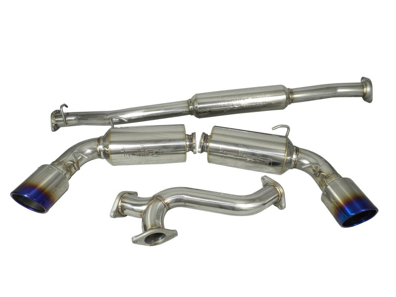 Injen Stainless Steel Exhaust w/ Spiral Embossed Resonator - 13-21 BRZ