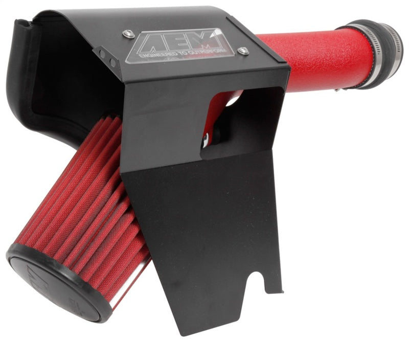 AEM Cold Air Intake System - Wrinkle Red - 2018 STI