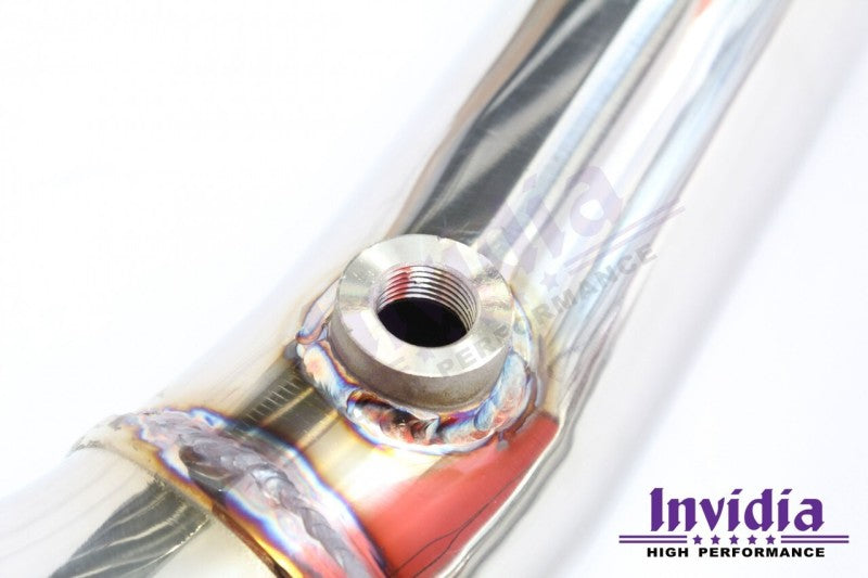 Invidia Catted J-Pipe With Wide Band & High Flow Cat - Lower Cat - 2015-2021 Subaru WRX (Manual Transmission Only)