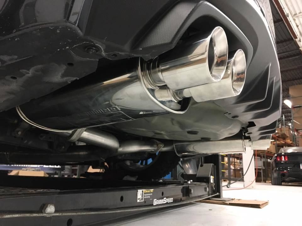 GRIMMSPEED STAINLESS CATBACK EXHAUST SYSTEM - RESONATED - 11-21 WRX SEDAN, 11-21 STI SEDAN