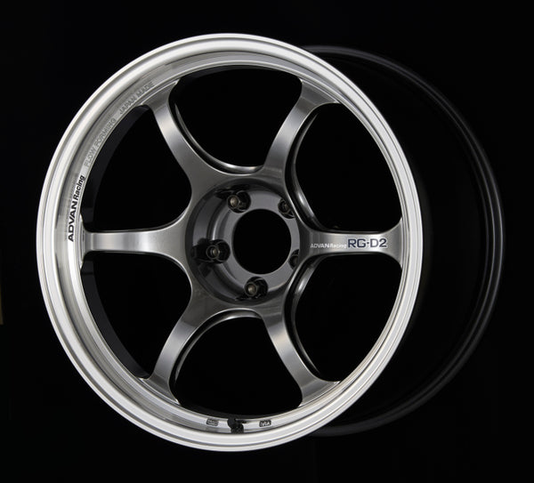 Advan RG-D2 18x9.5 +45 5-114.3 Machining & Racing Hyper Black Wheel