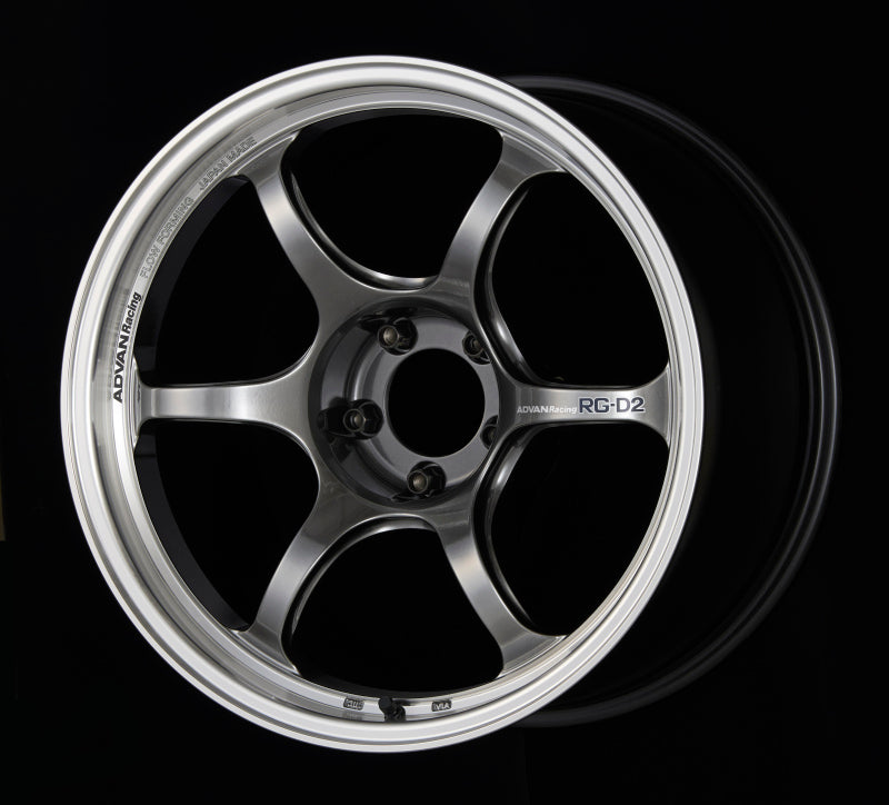 Advan RG-D2 18x10.5 +15 5-114.3 Machining & Racing Hyper Black Wheel