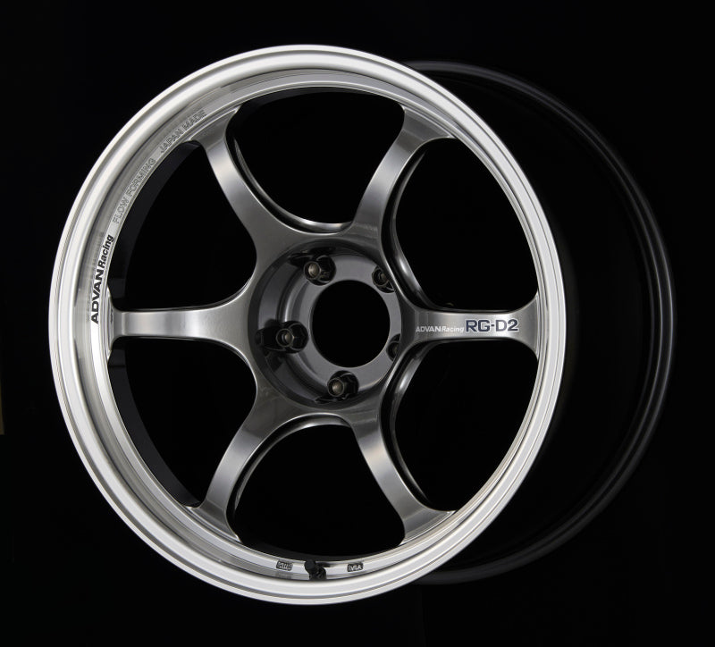 Advan RG-D2 18x8.5 +45 5x100 Machining & Racing Hyper Black Wheel
