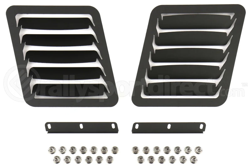 Verus Engineering Hood Louver Kit Black - WRX/STI 2015+