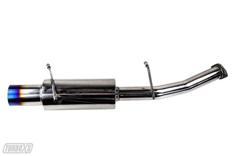Turbo XS Rear Muffler Assembly w/ Titanium tip - 2002-2007 Subaru WRX / 2004-2007 STI