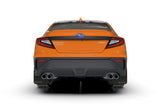 Rally Armor Black UR Mud Flap w/ Orange Logo - 2022+ WRX