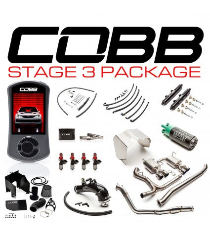 COBB Stage 3 Power Package - Titanium - Blue - 11-14 STI Sedan
