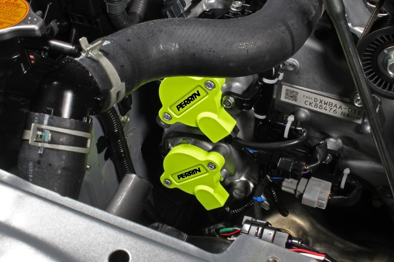 Perrin Cam Solenoid Cover NEON YELLOW - 2013-2021 BRZ