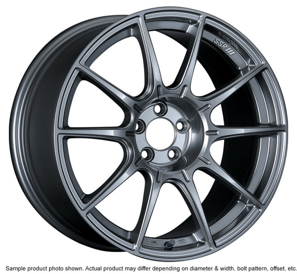 SSR GTX01 19x9.5 5x114.3 35mm Offset Dark Silver Wheel