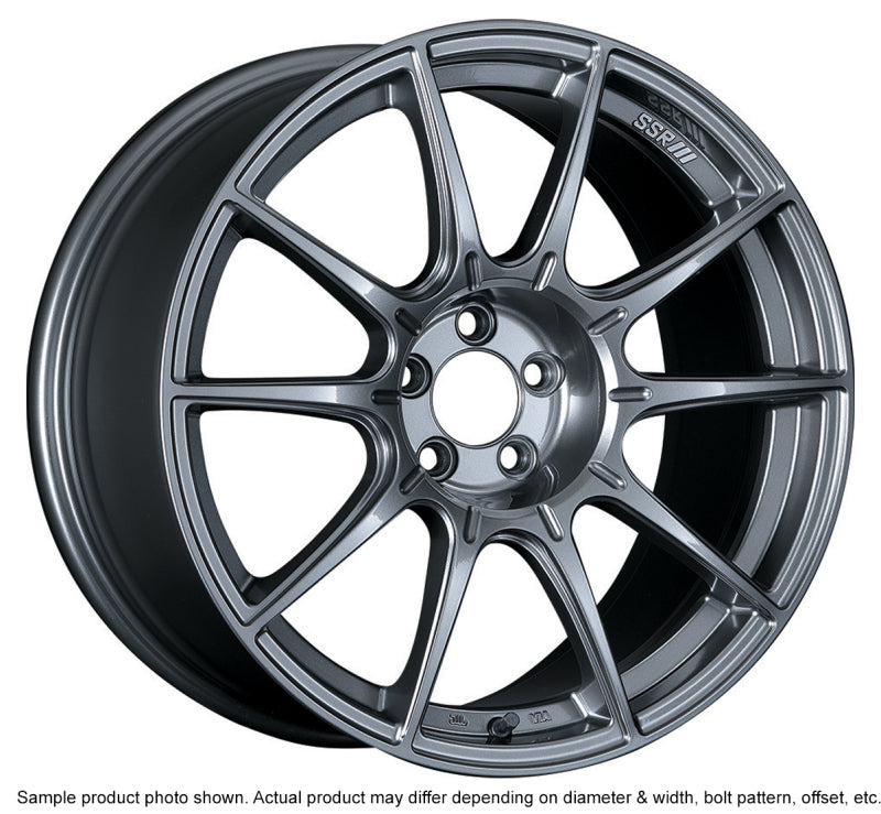 SSR GTX01 19x9.5 5x114.3 35mm Offset Dark Silver Wheel