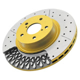 DBA 4000 Series Drilled + Slotted Front Rotor - 2004-2017 STI
