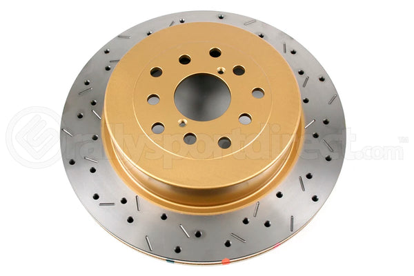 DBA 4000 Series Drilled & Slotted Rear Rotor - 2004-2007 STI