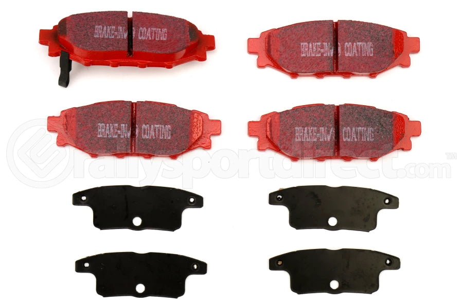 EBC Brakes Redstuff Ceramic Rear Brake Pads  - 08-21 WRX w/ Steel Calipers