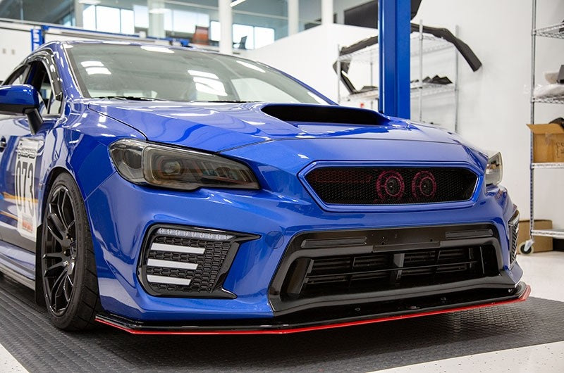 OLM CS STYLE PAINT MATCHED CARBON FIBER GRILLE - 2018+ WRX, 2018+ STI