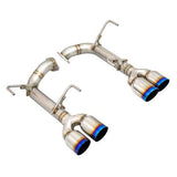 REMARK STAINLESS STEEL AXLE BACK EXHAUST - BURNT SINGLE WALL TIPS - 2015+ WRX, 2015+ STI