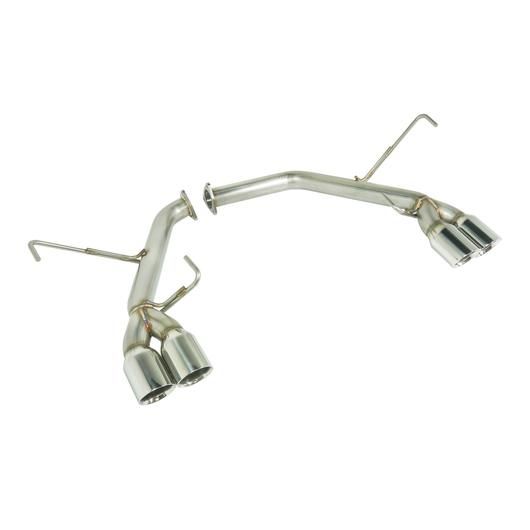 REMARK SPT STYLE AXLE BACK EXHAUST - DOUBLE WALL POLISHED TIPS - 2015-2021 WRX, 2015-2021 STI