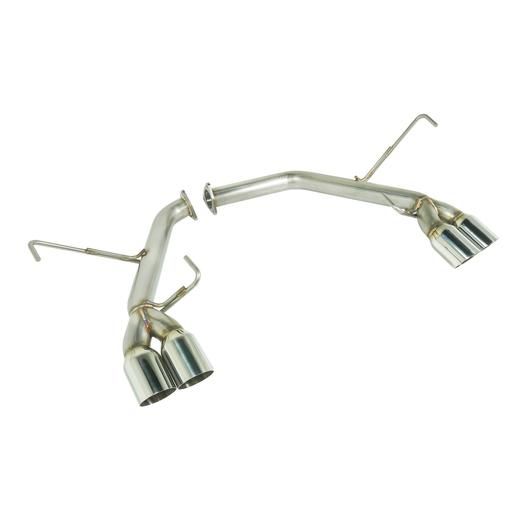 REMARK SPT STYLE AXLE BACK EXHAUST - SINGLE WALL POLISHED TIPS - 2015-2021 WRX, 2015-2021 STI