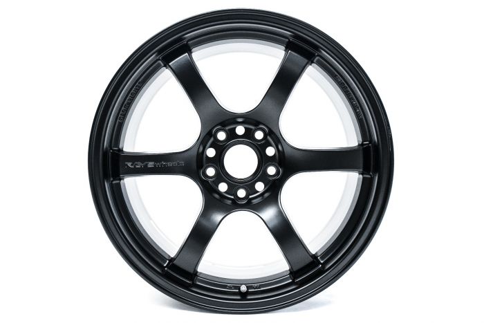 Gram Lights 57DR 18x9.5 +38 5-114.3 Semi Gloss Black Wheel