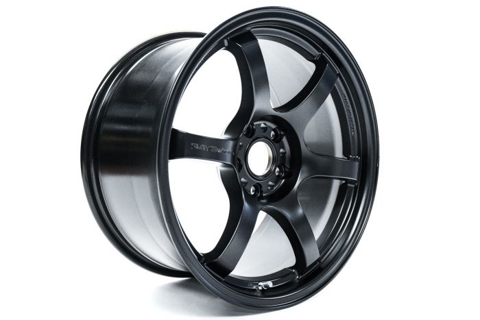 Gram Lights 57DR 18x9.5 +12 5-114.3 Semi Gloss Black Wheel