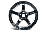 Gram Lights 57CR 18x9.5 +38 5-114.3 Glass Black Wheel (Metallic flake)