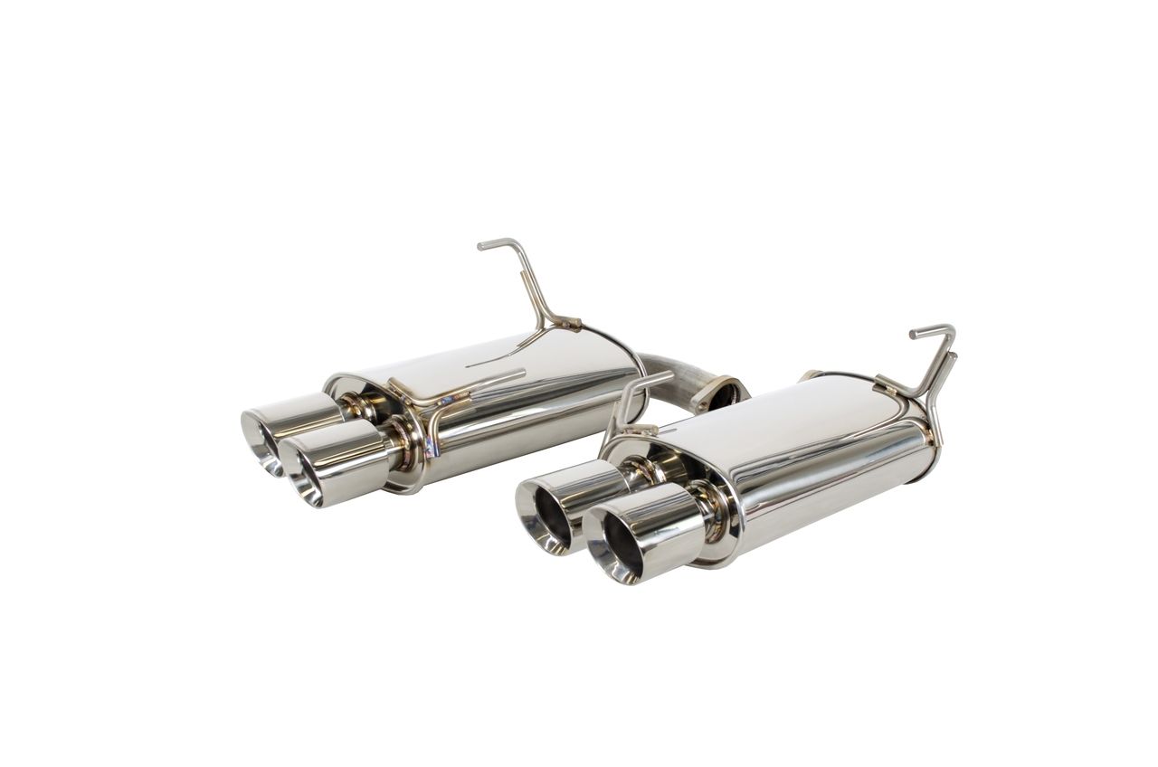 GRIMMSPEED STAINLESS CATBACK EXHAUST SYSTEM - RESONATED - 11-21 WRX SEDAN, 11-21 STI SEDAN