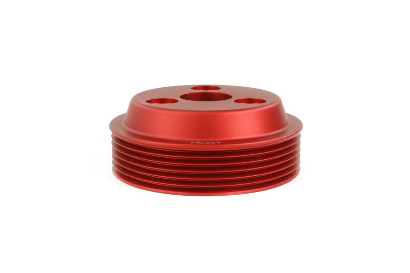 Perrin Lightweight Water Pump Pulley - Red - 15-21 WRX