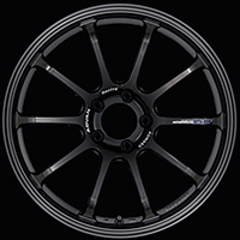 Advan RS-DF Progressive 18x10.5 +35 5-114.3 Racing Titanium Black Wheel