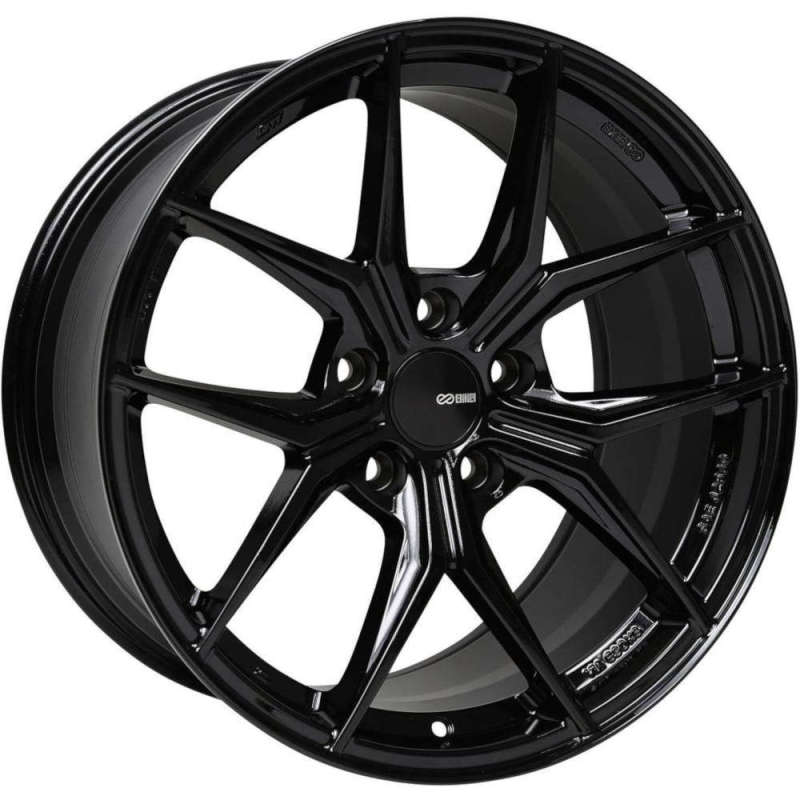 Enkei TSR-X 20x9.5 +40 5x114.3 Gloss Black Wheel