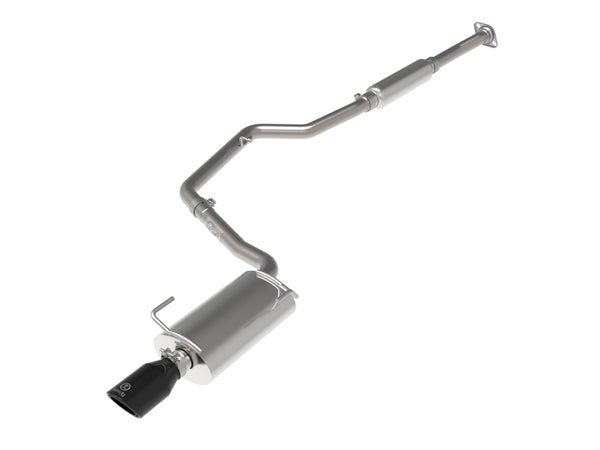 aFe POWER Takeda 2.5in 304SS CB Exhaust w/ Black Tips - 12-16 IMPREZA SEDAN ONLY