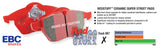 EBC Redstuff Rear Brake Pads - 2022+ WRX AT w/ Electric Parking Brake