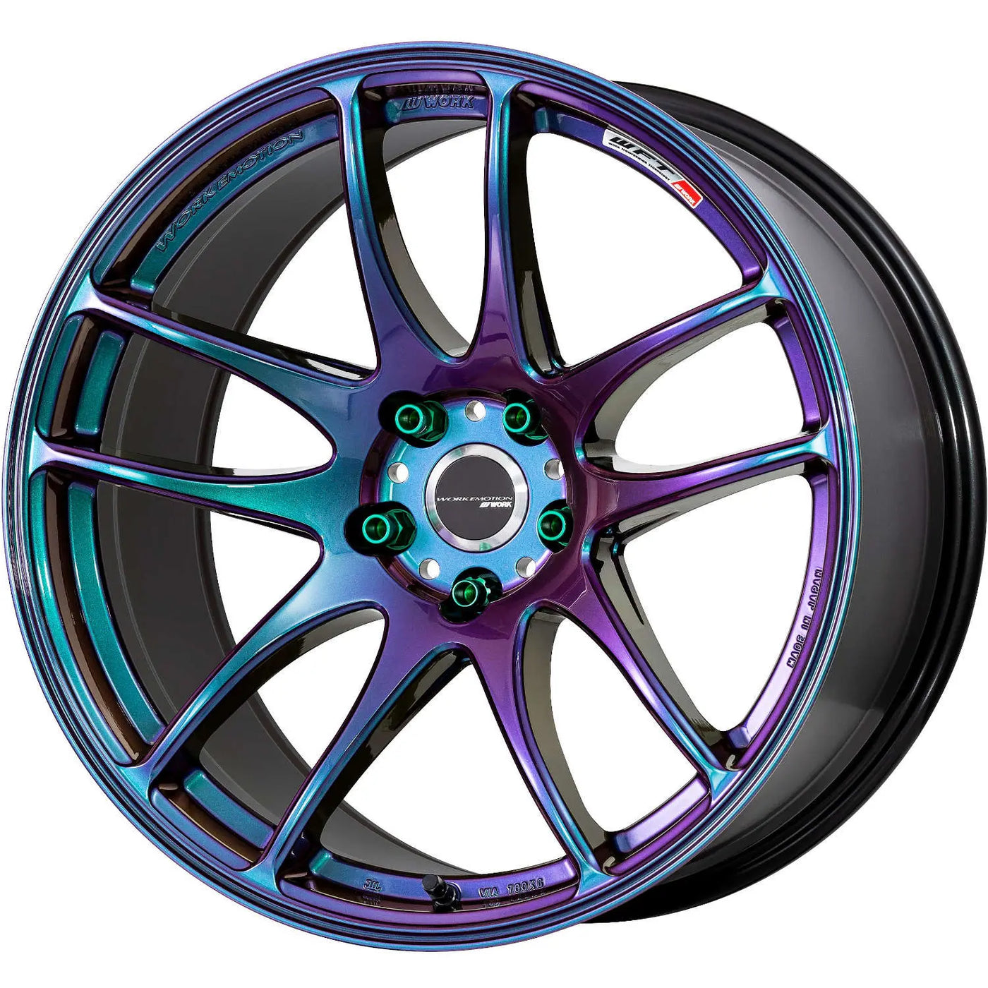 Work Emotion CR Kiwami 18x9.5 +38 5x114.3 (ARK) Asterism Black 