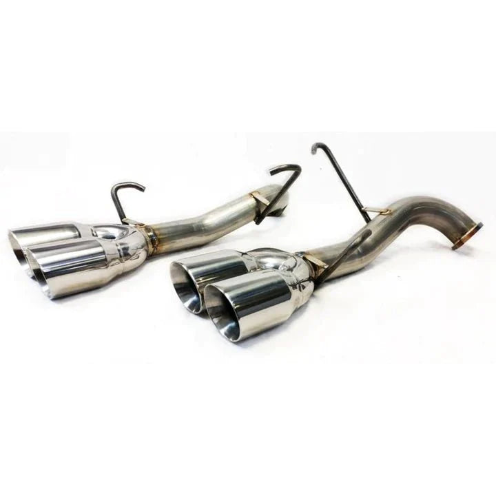 ETS Extreme Axle Back Double Wall Polished Tips - w/ no mufflers - 2022+ WRX