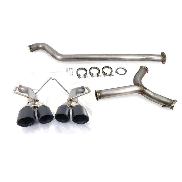 ETS Cat-Back Exhaust System No Mufflers Resonated - WRX 2022+