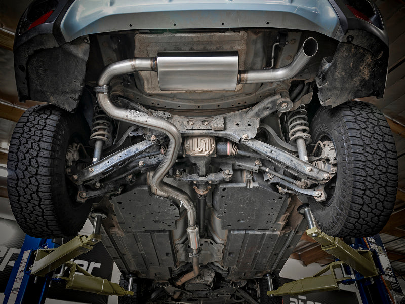 aFe POWER Takeda 2.5in 304 SS Cat-Back Exhaust System - 18-23 Crosstrek 2.0L, 21-23 Crosstrek 2.5L