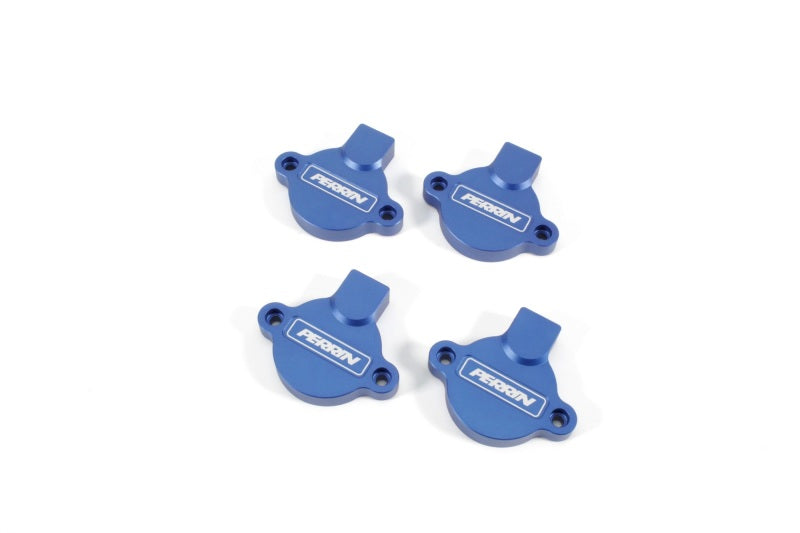 PERRIN CAM Solenoid Cover Set - Blue - 2015-2021 WRX, 2022+ WRX