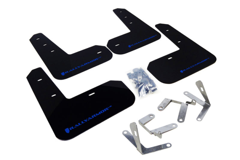 Rally Armor UR Black Mud Flap w/ Blue Logo - 2013-2021 BRZ