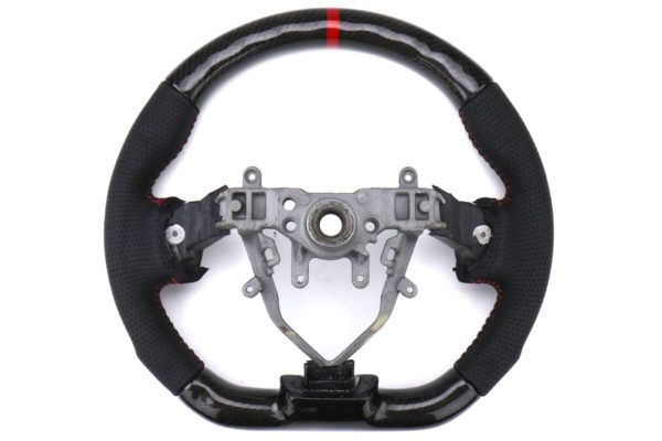 FactionFab Steering Wheel Carbon and Leather - 2008-2014 WRX, 2008-2014 STI