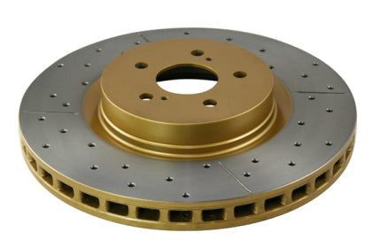 DBA Street Series Drilled + Slotted Front Rotor - 2015-2021 WRX w/ Steel Calipers, 2014-2016 Forester XT, 2005-2014 LGT