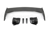 OLM Silverline Carbon Fiber S Style Spoiler w/ Black Bases - 15-21 WRX/STI