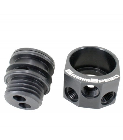 GRIMMSPEED AIR OIL SEPARATOR - 08-14 WRX, 05-09 LGT, 09-13 FXT