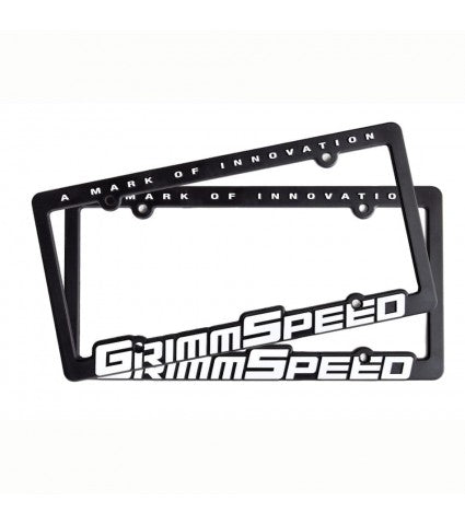 GrimmSpeed License Plate Frame Pair - Universal