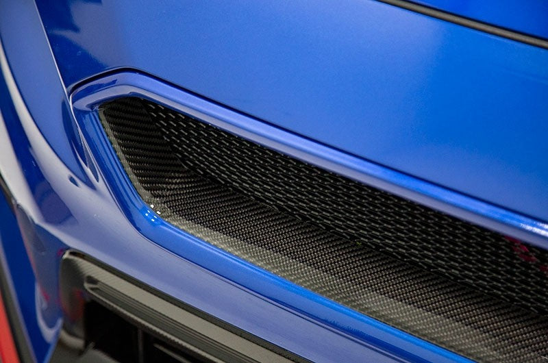 OLM CS STYLE PAINT MATCHED CARBON FIBER GRILLE - 2018+ WRX, 2018+ STI