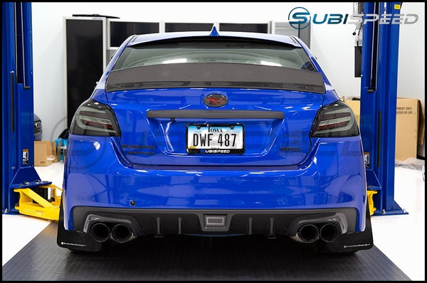 CLEARANCE - OLM Two Point Zero Paint Matched Duckbill Spoiler - Lightning Red (C7P) - 2015-2021 Subaru WRX & STI