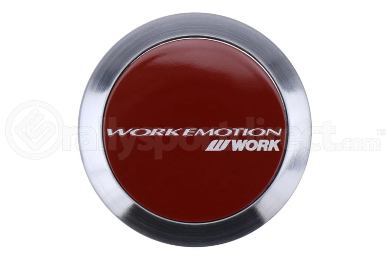 Work Wheels Emotion Center Cap Flat Type Red