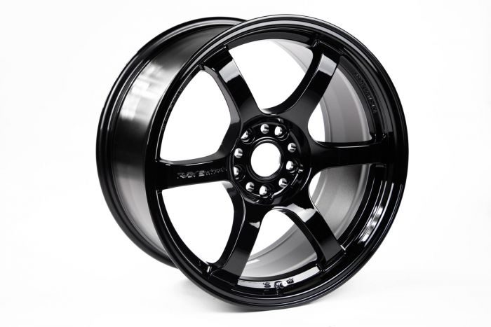 Gram Lights 57DR 17x9.0 +22 5-114.3 Semi Gloss Black Wheel