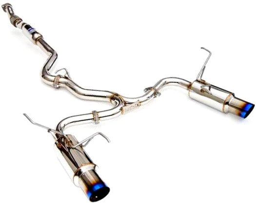 Invidia N1 Dual Cat Back Exhaust Titanium Tips - 2010-2012 Legacy GT